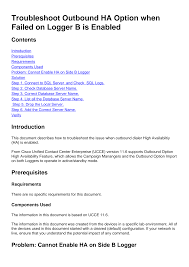 Family names are given first. Https Www Cisco Com C En Us Support Docs Customer Collaboration Outbound Option 212648 Troubleshoot Outbound Ha Option When Fai Pdf