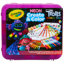 Our coloring game allows children to experience and express their creativity through coloring their favorite themes and characters. Crayola Trolls World Tour Neon Create Color Art Set Over 70 Art Supplies Gift For Kids 5 6 7 8 Buy Online In Antigua And Barbuda At Antigua Desertcart Com Productid 182089780