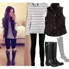 Black And White Striped Shirt With Black Quilt Vest Niedliche Kleidung Stil Und Outfit