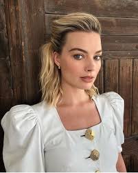 'the perception that women aren't interested in action is ridiculous.'. Margot Robbie Wears Rodartes Ss19 Leather Blouse For Mary Queen Movie Styled By Kate Young Margot Robbie Hair Margo Robbie Margot Robbie Style