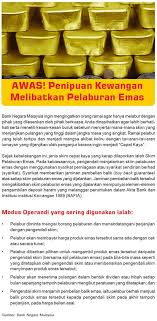 Setelah proses peleburan emas selesai, emas dilebur sekali lagi, dan dituangkan ke dalam cetakan untuk membentuk ingot. Lagi Penipuan Al Rajhi Bank Malaysia A Pidm Member Facebook