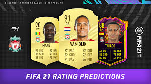 Join the discussion or compare with others! Fifa 21 Rating Predictions Liverpool Futhead News