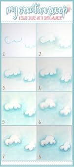 This will make the outline look a bit more three dimensional. How To Create Clouds Using Copic Markers Copic Copic Sketch Markers Copic Markers