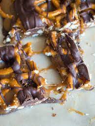 No Bake Salted Caramel Chocolate Pretzel Bars Recipe Chocolate Caramel Pretzels Chocolate Pretzel Bars Pretzel Bars