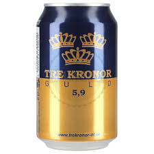 Ett stjärnspäckat tre kronor, med storheter som mats. Tre Kronor Guld 5 9 24x0 33 Ltr Allspirits24 Spirituosen Bier 11 49