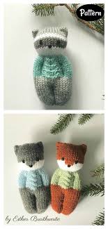 Pure hand knitted, excellent fur piece by crafted workmanship. Raccoon Knitting Patterns