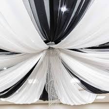 Amazon.com: Event Decor Direct 16 Panel Ceiling Fabric Draping Kit - Easy  to Assemble Starburst Ceiling Draping Kit for Wedding, Party & More - Fire  Retardant Sheer Voile - 21FT x 44