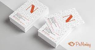 Step by step tutorial of how to how to design business cards with cricut design space | how to print and cut business cards. How To Make Professional Business Cards Picmonkey