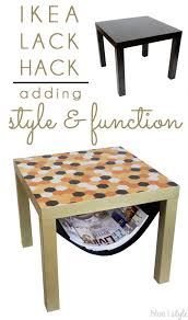 glam ikea lack hack with a magazine sling ikea lack table ikea lack side table ikea lack hack