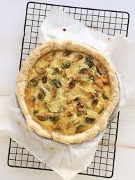 Roasted Brussels Sprout And Gruyere Quiche Recipe Recipe Roasted Brussel Roasted Brussel Sprouts Mothers Day Brunch