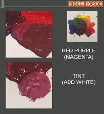 When You Add Purple And Red Paint Together You Make Magenta When You Add White A Arm Mauve Is Created Additive Color Red Purple Magenta