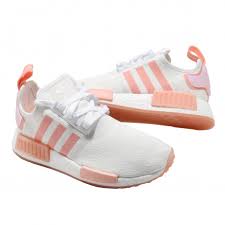 Adidas Wmns Nmd R1 Cloud White Haze Coral Kicksonfire