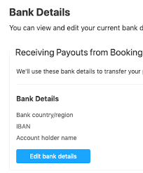 The exact details are likely to vary depending on which country the money is going to and what currency you need. Can T Update The Payment Details Booking Com For Partners