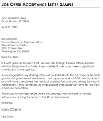 Modify this sample offer letter email with the most. Job Acceptance Letter How To Write And Format 28 Examples