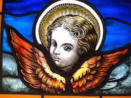 Abrahamic religions believe that the some example of cherubim angel names are: Cherub Angel Painted Stained Glass Gabrielstudiosart Paintings Prints Religion Philosophy Astrology Christianity Angels Child Angels Cherubs Artpal