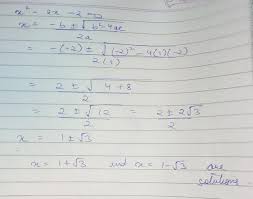 Solve a quadratic equation by factoring and applying the zero product property. Solve By Using Formula X 2 2x 2 0