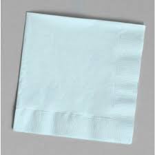 Light Blue Luncheon Napkins 24