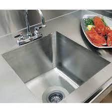 We manufacture all of our countertops and sinks in a modern manufacturing facility located in monroe nc. Advance Tabco Fabricated Integral Countertop Sinks Available In Single Bowl Or Double Bowl Configurations Kitchensource Com