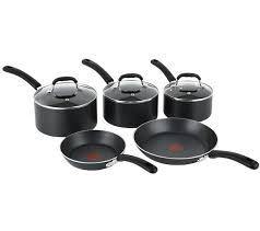 Tefal E857s544 5 Piece Pan Set Black Tefal Cookware Set Induction Cookware