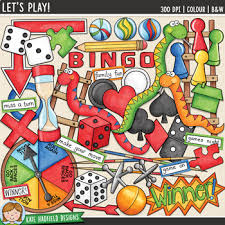 The clipart has hundreds of completely oringinal images that you will not find on any other free image or photograph site. Board Games Clip Art Let S Play By Kate Hadfield Designs Tpt