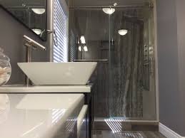 This album shows a kitchen remodel with shower and roman tub using 6 x 12 travertine tile our silver 12x24 vein cut travertine is used to create a beautiful shower surround and our silver. Showers Bathrooms Promethean Stone
