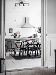 Grey Kitchen With Large Dining Area Coco Lapine Design Scandinavian Interior Kitchen Grey Kitchen Designs My Scandinavian Home