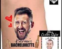 60% de descuento en despedida de soltera Favores l Bachelorette Tattoo,  Bachelorette Party Favor, Bride Gift, Groom's Face Tattoo, Bride Tattoo,  Funny Gift