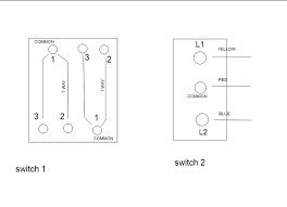The old switch is a volex which has 2 blocks divided into two, each block has l1 l2 & l3. Using A Two Gang Light Switch For Two Way And One Way Lighting Diynot Forums