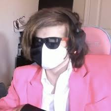 The third is an image of ponk's minecraft skin, wearing a very tattered version of his usual outfit, which consists of a black longsleeved hoodie, white pants with red stripes at the side and a red, yellow and black supreme mask. Taro ãƒ„ Abby On Twitter In 2021 Dream Team Pretty People Pretty Boys