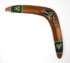 Boomerang Kangaroo Australia Aboriginal Indigo Boomerangs Wooden Boomerang Boomerang