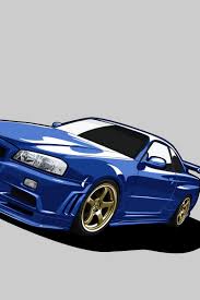 1080 x 1920 jpeg 259 кб. Download Wallpaper 800x1200 Nissan Skyline Gt R R34 Gtr Blue Minimalism Iphone 4s 4 For Parallax Hd Background