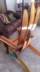 Vintage Water Ski Chair Home Decor Cabin Living Morris Chair