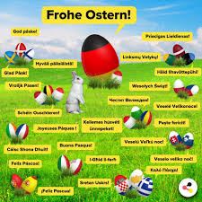 Da die religiöse mehrheit in deutschland dem christentum angehört, wird dieses fest hier gebührend gefeiert. Wir Wunschen Ihnen Frohe Ostern Und Germany In Greece Facebook