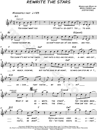 Benj pasek and justin paul. Rewrite The Stars Lyrics And Chords The Greatest Showman Rewrite The Stars