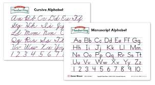 Zaner Bloser Cursive Alphabet Printable Cursive Handwriting