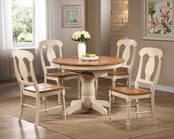 Caramel And Biscotti 42 X 42 60 X 30 5 Piece Solid Wood Dining Table Solid Wood Dining Set Round Dining Room