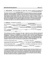 The arrival of a new baby is one of life's most joyful moments. Shared Parenting Agreement Free Download