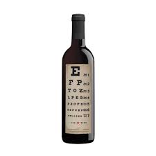 eye chart red blend 2013