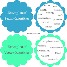 Examples Of Scalar And Vector Quantities Find More Science Notes And Physics Notes At Www Plainphysics Com Science Notes Energy Work Physics Notes