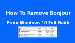2.0 and 1.0 are the most frequently downloaded ones by the program users. How To Remove Bonjour From Windows 10 Full Guide