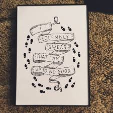 I Solemnly Swear That I Am Up To No Good Harry Potter Movie I Solemnly Swear That I Am Up To No Good Digital Download Etsy In 2020 Harry Potter Painting Harry Potter Canvas Harry Potter Sketch