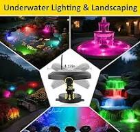 Amazon.com : T-SUN Color Changing Underwater Pond Lights ...