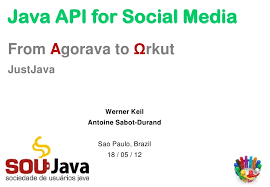 How to make a social media app. Java Api For Social Media