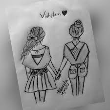 Pin By Meow On Nam Bff Drawings Drawings Of Friends Art Drawings Sketches Simple