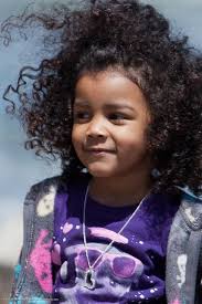 Closeup Of Cute Little African American Hispanic Girl With Curly Hair Blowing By Mikebair Curly Girl Hairstyles African American Hairstyles Natural Hair Styles