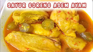 Sayur asem betawi, sayur asem banjar, sayur asem lombok. Sayur Goreng Asem Ayam Youtube