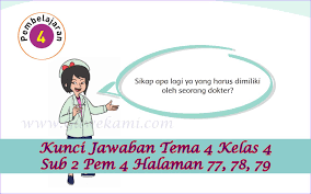 Kunci Jawaban Buku Siswa Tema 4 Kelas 4 Subtema 2 Halaman 77 78 79 Gawe Kami