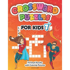 See if you can spot the kid who doesn't like caroling quicker than that. Buy Crossword Puzzles For Kids Puzzle Book For Ages 7 And Up 70 Great Puzzles With Coloring Pictures Paperback Large Print January 23 2020 Online In Usa B083xvfz6x