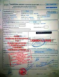 Menghantar borang nyata cukai pendapatan pada tarikh yang telah ditetapkan; Cikgu Joe Satun Lupa Nak Serah Borang Kastam Thai Atau Facebook