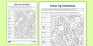 Use the free color calculator to explore creative color options for your design project. Colour By Calculation Activity Easter Maths Colouring Ks2